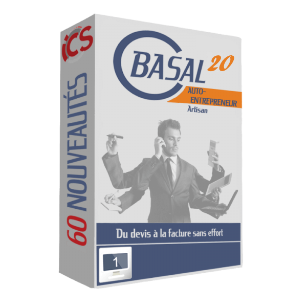 Basal20 dédié au auto entreprise. Un seul taux de Tva à 0.